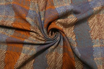 Jayden - Orange - 100% Wool Crepe