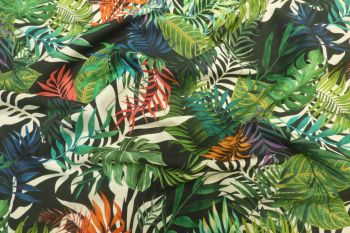 Jungle Tropics - Viscose Challis Lawn