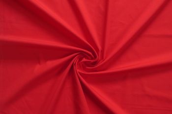 Kiera - Oeko-Tex Sustainable Pure Cotton Poplin - Red