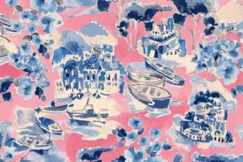 PRE-ORDER Life In Venice - Candy Pink - Viscose Challis Lawn
