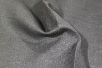 Lifestyle - Oeko-Tex Sustainable 100% Pure Linen Yarn-Dyed Suiting Plains - Slate Grey