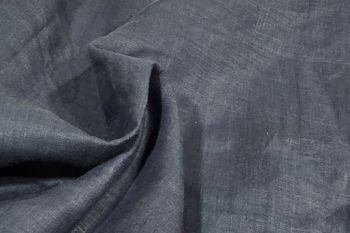 Lifestyle -Oeko-Tex Sustainable 100% Pure Linen Yarn-Dyed Suiting Plains - Navy Blue