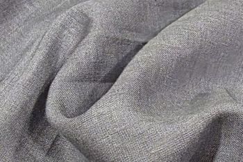 Lifestyle - Oeko-Tex Sustainable 100% Pure Linen Yarn-Dyed Suiting Plains - Steel Grey