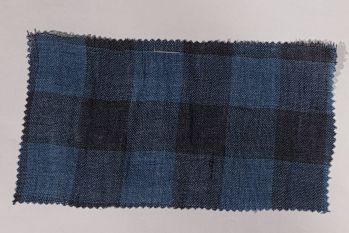 PRE-ORDER Gallery Gingham - Laundered Pure Linen Collection-  Marine