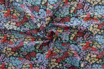 Midnight Meadow - Cotton Poplin