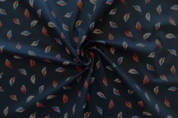 Midnight Plume - Cotton Poplin