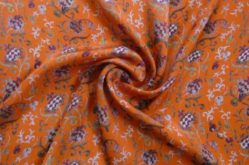 The Wildwood Mosaic Coordinate Collection - The Royal Pome - Saffron - Pure Cupro