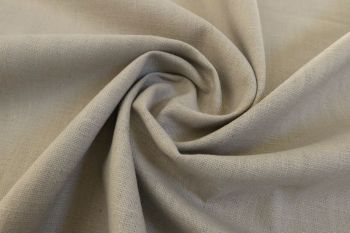 Oxford - Oeko-Tex Sustainable Linen-Mix Chambray Plains - Natural Stone
