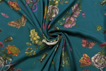 Cobra Corsage - Teal Cotton Marlie Care Lawn