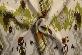 Woven Stories - Lime - Organic Rayon Gemma Sateen