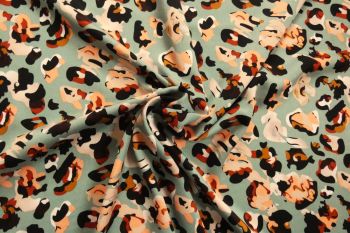 Safari Mirage - Sage - Organic Rayon Gemma Sateen