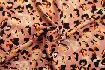 Safari Mirage - Candy Pink - Organic Rayon Gemma Sateen