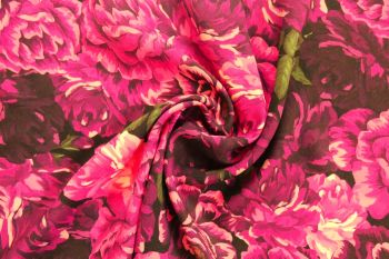 Secret Rose Garden- Viscose Rickardi Lawn
