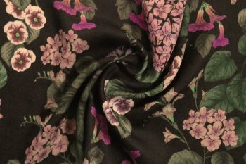 Victorian Floral - Brushed Rayon Twill