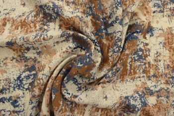 Pastel Dreams - Blue - Viscose Challis Lawn
