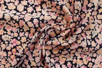 Swarm of Petals - Viscose Challis Lawn