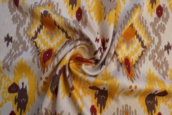 Woven Stories - Ochre - Organic Rayon Gemma Sateen