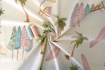 Exclusive Parasol Palms - Cotton Marlie-Care Lawn