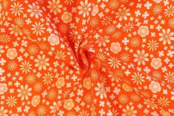 Penny Lane Orange Ditsy - Cotton Pure Lawn