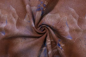 Petal Cluster - 100% Wool Crepe