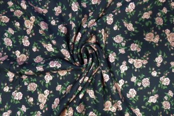 Refined Roses - Viscose Textured Lawn