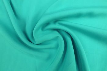 Shelly Challis - Oeko-Tex Sustainable Viscose Challis - Turquoise