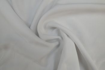 Shelly Challis - Oeko-Tex Sustainable Viscose Challis - White