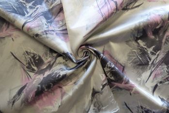 Silver Reflections - Non-Stretch Sateen
