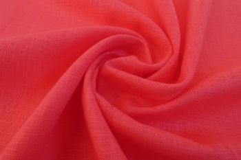 Oxford - Oeko-Tex Sustainable Linen-Mix Chambray Plains - Sorbet