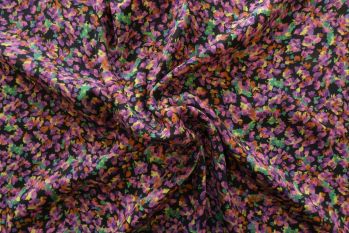 Sugar Plum Confetti - Viscose Morracain Crepe