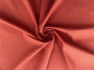 Arabella - Oeko-Tex Sustainable Pure Cotton Lawn Plains - Terracotta