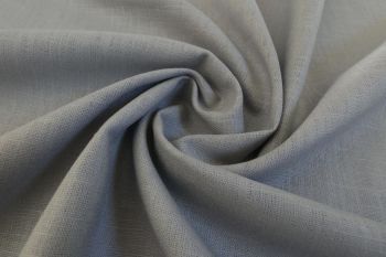 Oxford - Oeko-Tex Sustainable Linen-Mix Chambray Plains - Thunder Grey