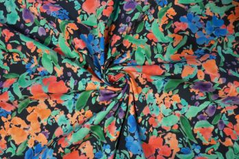 Watercolour Blooms - Cotton Poplin