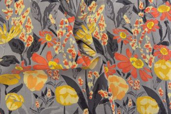 Sundance Floral - Silver - Cotton Pure Lawn