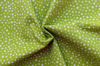 Zesty Snowstorm - Lime - Cotton Pure Lawn