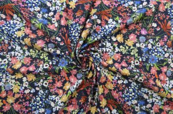 Wild Botanics - Midnight Navy - Trudi Chambray