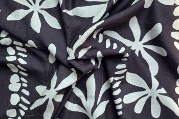 Waikiki Woodgrain - Linen Mix Chambray Twill