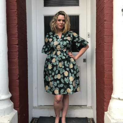 Arboretum knitted clearance bodice dress